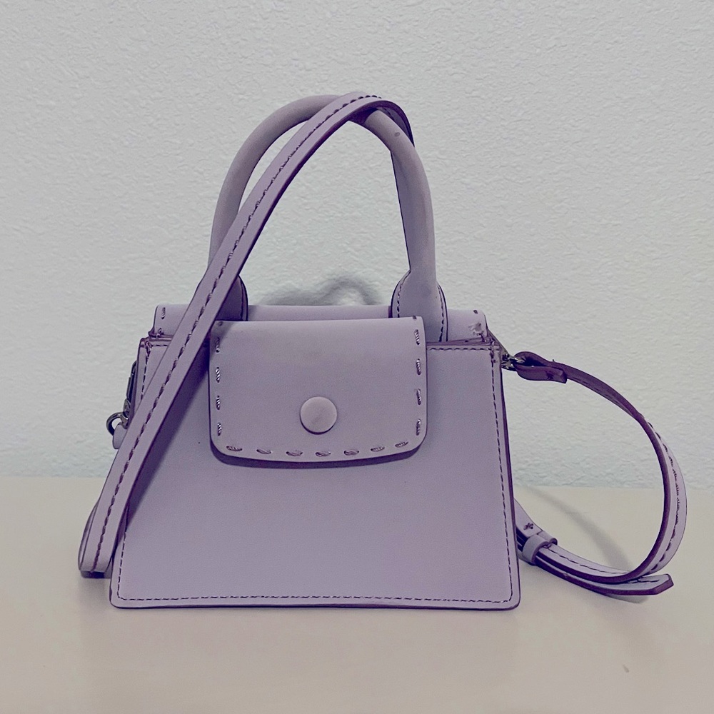Zara lilac mini handbag
